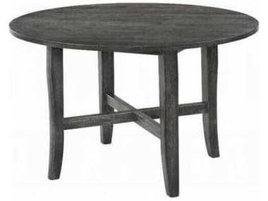 Acme Furniture Kendric Round Wood Rustic Gray Dining Table ACF71895