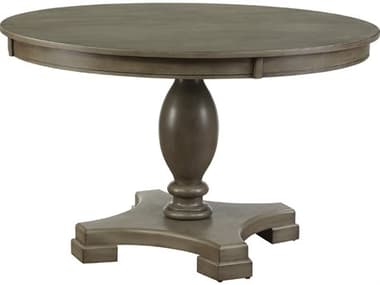 Acme Furniture Waylon Round Wood Gray Oak Dining Table ACF72205