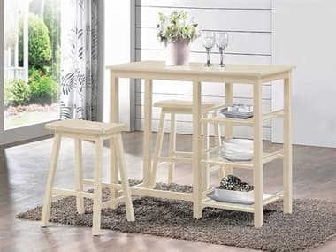 Acme Furniture Rubberwood Counter Dining Room Set ACF73052