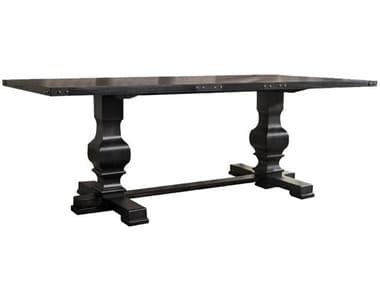 Acme Furniture Morland Rectangular Wood Vintage Black Dining Table ACF74645