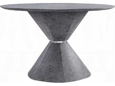 Acme Furniture Ansonia Round Faux Cement Concrete Dining Table ACF77830