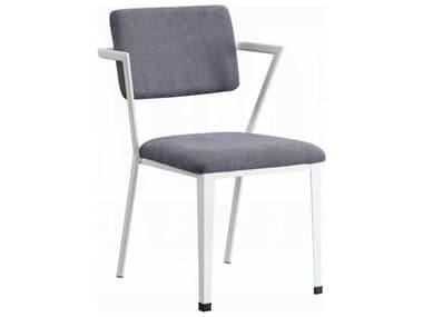 Acme Furniture Cargo Gray Upholstered Arm Dining Chair Set of 2 ACF77882