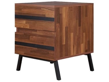 Acme Furniture 2-Drawers Brown Nightstand ACF80622