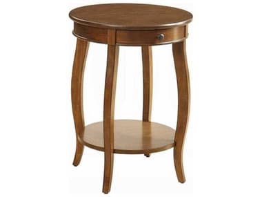 Acme Furniture Alysa Round Wood Walnut End Table ACF82814
