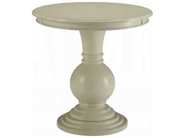 Acme Furniture Alyx Round Wood Antique White End Table ACF82818