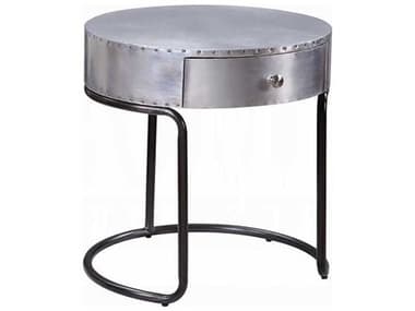 Acme Furniture Brancaster Round Metal Aluminum End Table ACF84882