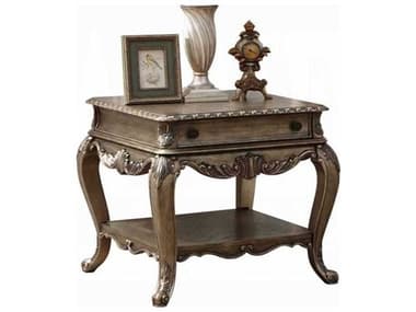 Acme Furniture Ragenardus Square Wood Vintage Oak End Table ACF86032