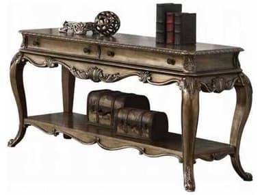 Acme Furniture Ragenardus Rectangular Wood Vintage Oak Console Table ACF86033