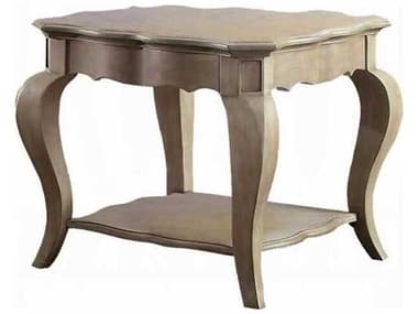 Acme Furniture Chelmsford Wood Antique Taupe End Table ACF86052
