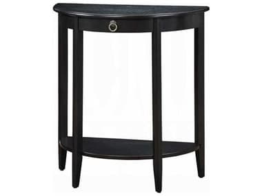 Acme Furniture Demilune Wood Black Console Table ACF90163
