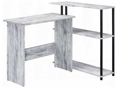 Acme Furniture Ievi Antique White Black Writing Desk ACF92752