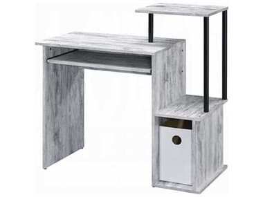Acme Furniture Lyphre Antique White Black Computer Desk ACF92762
