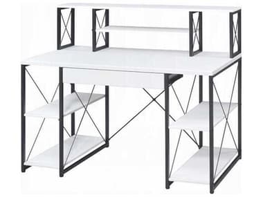 Acme Furniture Amiel White Black Writing Desk ACF92879