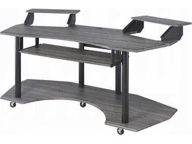 Acme Furniture Eleazar Black Oak Computer Desk ACF92890