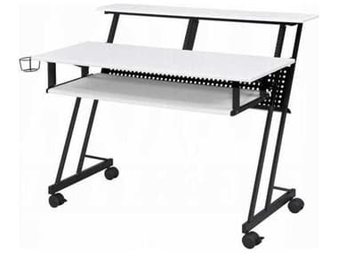 Acme Furniture Suitor White Black Computer Desk ACF92902