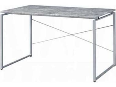 Acme Furniture Jurgen Faux Concrete Silver Writing Desk ACF92905