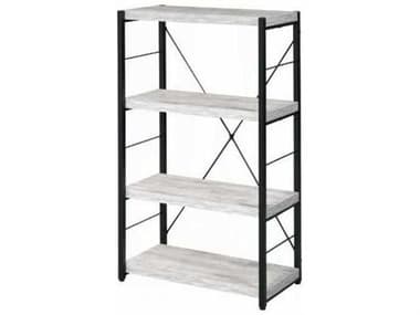 Acme Furniture Bob Antique White Black Bookcase ACF92917