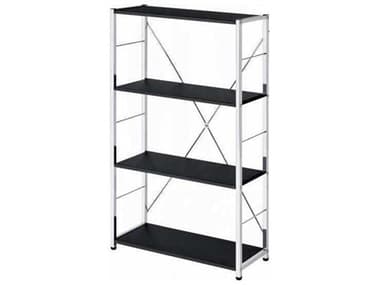 Acme Furniture Tennos Black Chrome Bookcase ACF93197