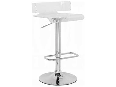 Acme Furniture Rania Clear Chrome Adjustable Bar Stool ACF96260