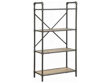 Acme Furniture Itzel Antique Oak Sandy Gray Bookcase ACF97163