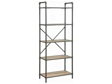 Acme Furniture Itzel Antique Oak Sandy Gray Bookcase ACF97164