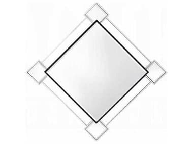 Acme Furniture Asbury Mirrored Chrome Square Wall Mirror ACF97467