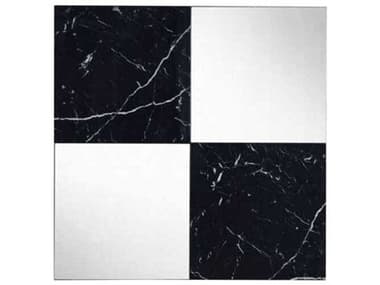 Acme Furniture Angwin Mirrored Engineered Stone Top Square Wall Mirror ACF97565