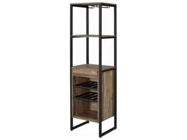 Acme Furniture Brown Weathered Oak Bar Cabinet ACF97800