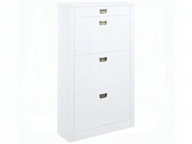 Acme Furniture Pagan White High Gloss Shoe Cabinet ACFAC00744