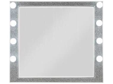 Acme Furniture Sliverfluff Mirrored Champagne Rectangular Dresser Mirror ACFBD00245