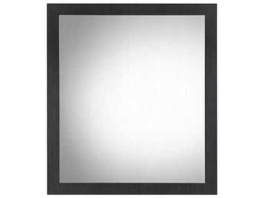 Acme Furniture Eos Walnut Black Rectangular Wall Mirror ACFBD00547