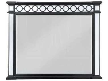 Acme Furniture Varian Mirrored Black Silver Rectangular Dresser Mirror ACFBD00586