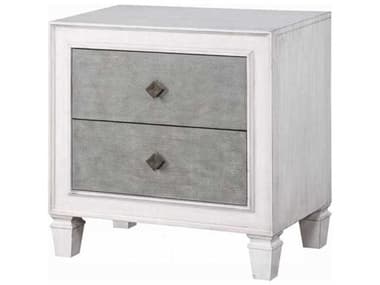 Acme Furniture Katia 2-Drawers Poplar Wood Nightstand ACFBD00661