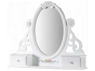 Acme Furniture Flora White Oval Dresser Mirror ACFBD01640
