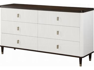 Acme Furniture Carena 6-Drawers Walnut Wood Double Dresser ACFBD02030