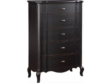 Acme Furniture Chelmsford Black Antique Rubberwood Accent Chest ACFBD02300