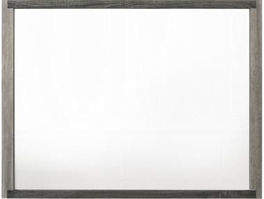 Acme Furniture Jehoram Gray Rectangular Wall Mirror ACFBD02724