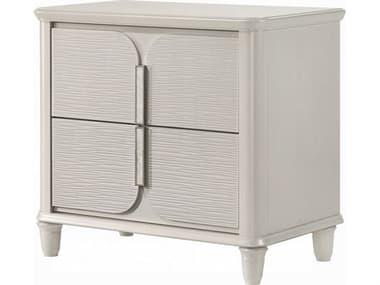 Acme Furniture Laveda 2-Drawers Rubberwood Nightstand ACFBD03793