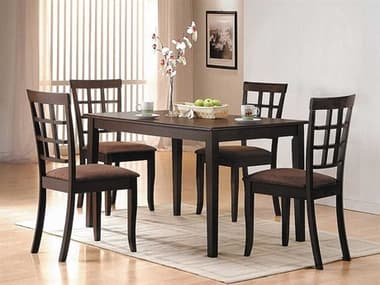 Acme Furniture Cardiff Rubberwood Dining Room Set ACFCARDIFFDINSET