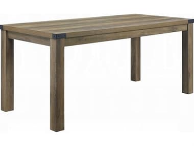 Acme Furniture Abiram Rectangular Wood Rustic Oak Dining Table ACFDN01028