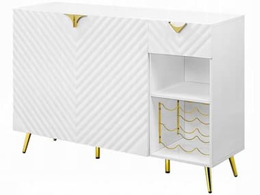 Acme Furniture Gaines 54" White High Gloss Sideboard ACFDN01260