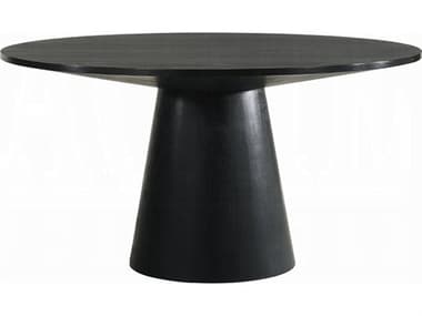 Acme Furniture Froja Round Wood Black Dining Table ACFDN01802
