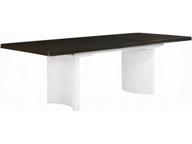 Acme Furniture Carena Rectangular Wood White Walnut Dining Table ACFDN02955