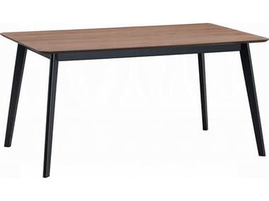 Acme Furniture Rebi Rectangular Wood Walnut Black Dining Table ACFDN04180