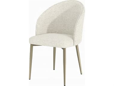 Acme Furniture Cora Plywood White Upholstered Armless Dining Chair Set of 2 ACFDN04297