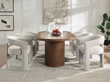 Acme Furniture Gamarya Oak Wood Dining Room Set ACFGAMARYADINSET3
