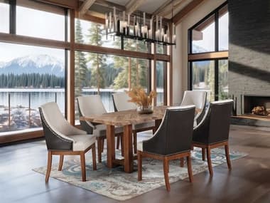 Acme Furniture Gilsea Acacia Wood Dining Room Set ACFGILSEADINSET2
