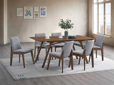 Acme Furniture Kaela Rubberwood Dining Room Set ACFKAELADINSET