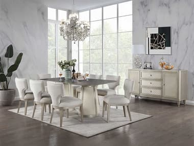 Acme Furniture Kasa Rubberwood Dining Room Set ACFKASADINSET