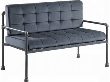 Acme Furniture Brantley Gray Velvet Sandy Upholstered Loveseat ACFLV00426